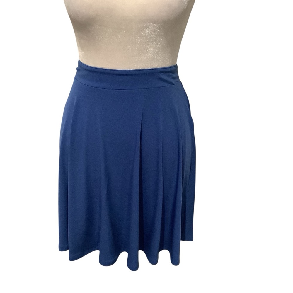 Michael Kors Light Weight Royal Blue Skater Skirt BRAND NEW No Price Tag - Picture 1 of 7